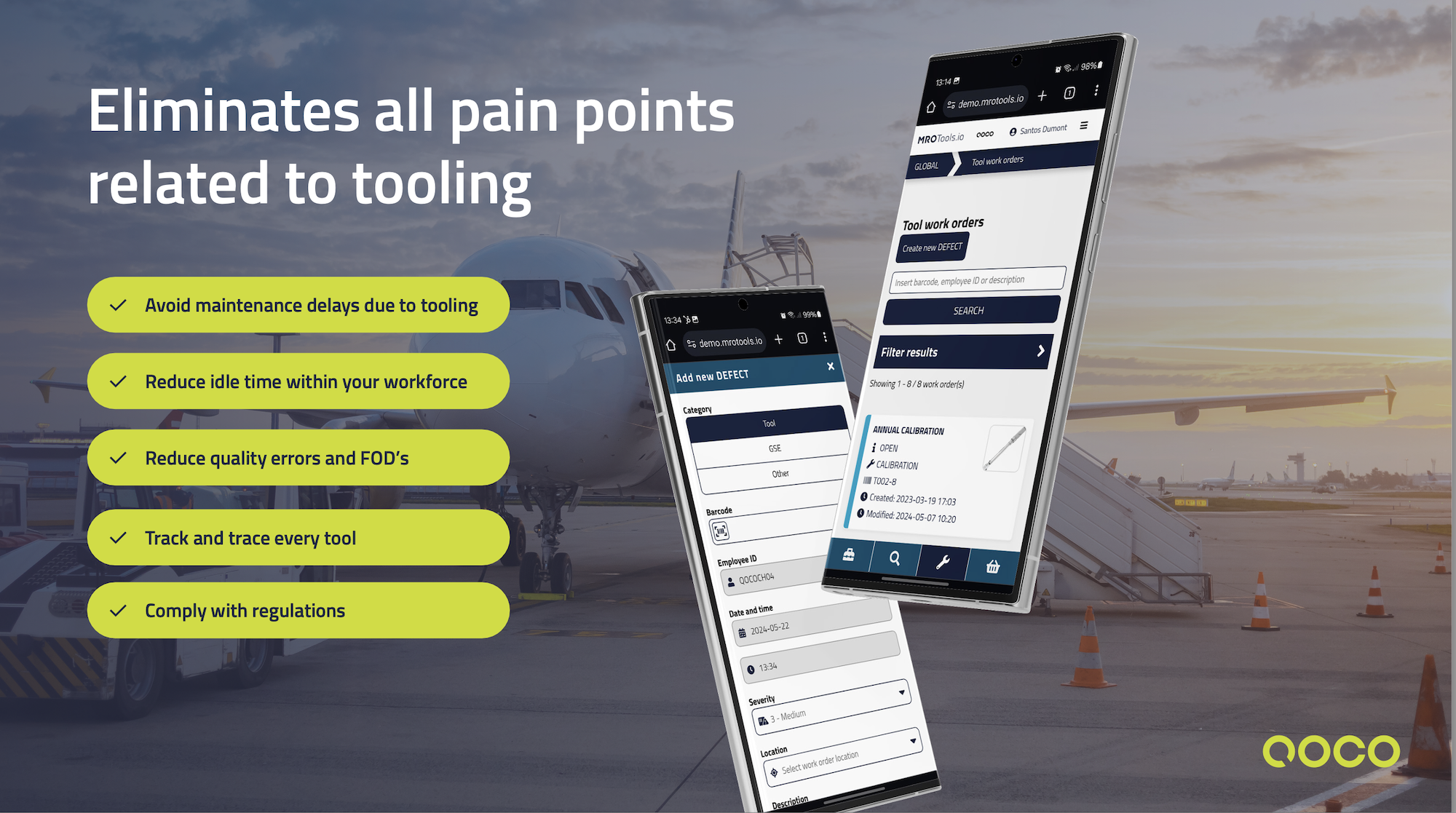 screenshot of QOCO Systems